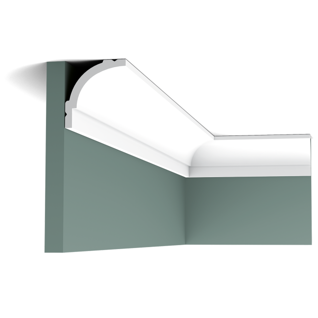 Klassisches Gesims CB525N, L 200 x H 6,5 x l 6 cm (2)