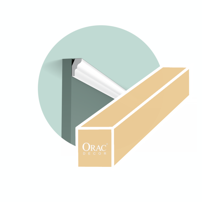 Confezione da 4 metri Cornice classica e discreta CX111 (1)