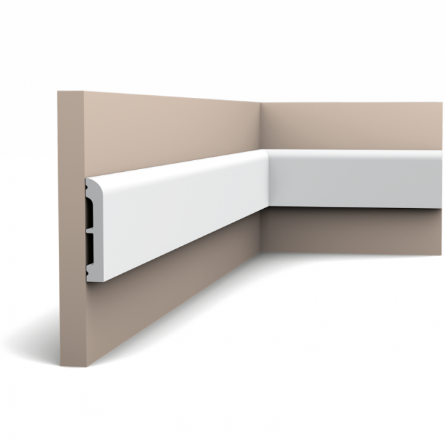 Plinthe multifonction SX183 Orac Decor - Carton 16 m - L200xH7.5xp1.3cm (1)