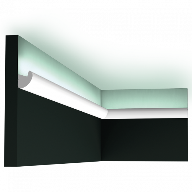 Pack de 4 mètres Profil au design compact et arrondi pour éclairage LED CX188 (1)