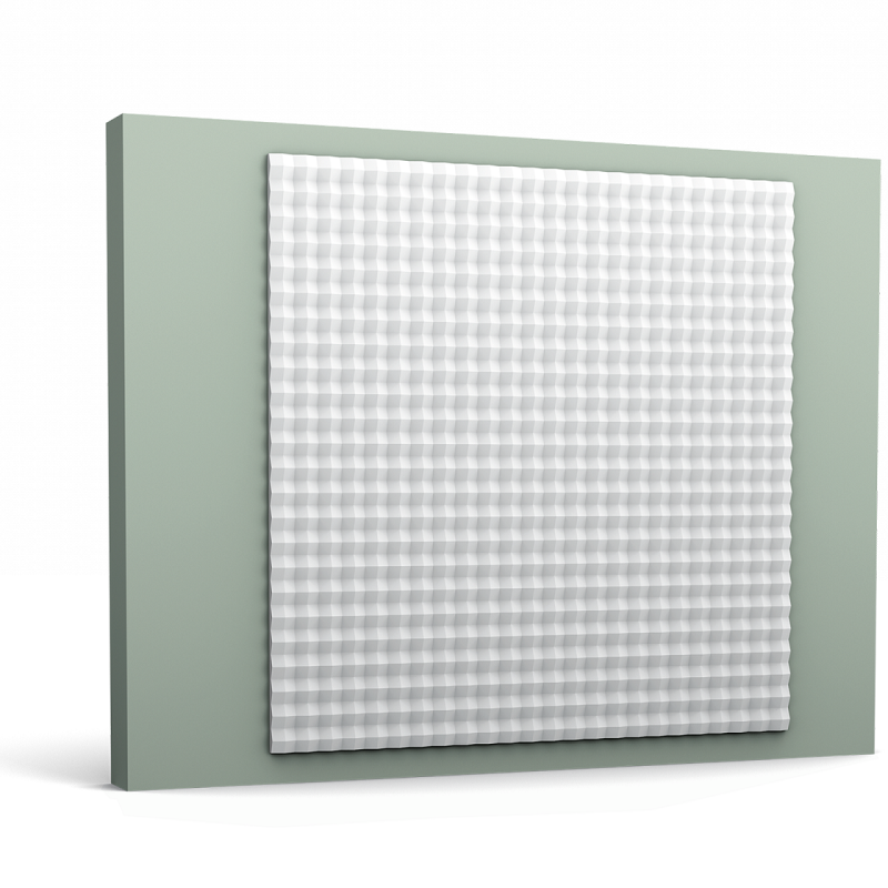 Panneaux muraux 3D à motifs répétitifs W117, L100 x P100 x ep 2.3 cm Orac  Decor