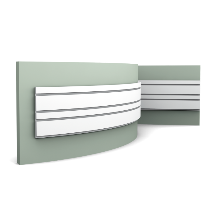 Flexible 3D-Wandpaneele mit...