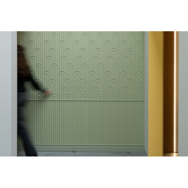 Dünne und abgerundete Bilderleiste - Orac Decor - L200xT1,8xH1cm - PX209 (2)