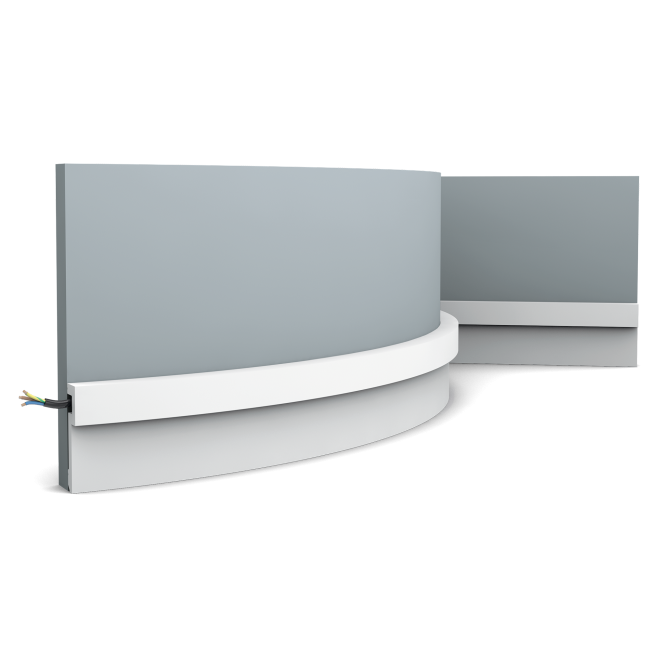 Profilo flessibile multifunzione a U - Orac Decor - L200xp2xH8,3cm - PX198F (1)