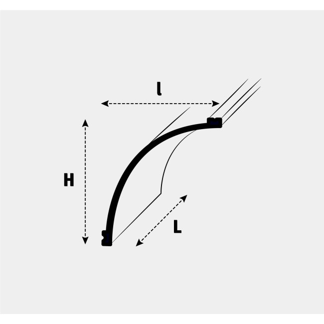 Corniche flexible classique linéaire C215F (4)
