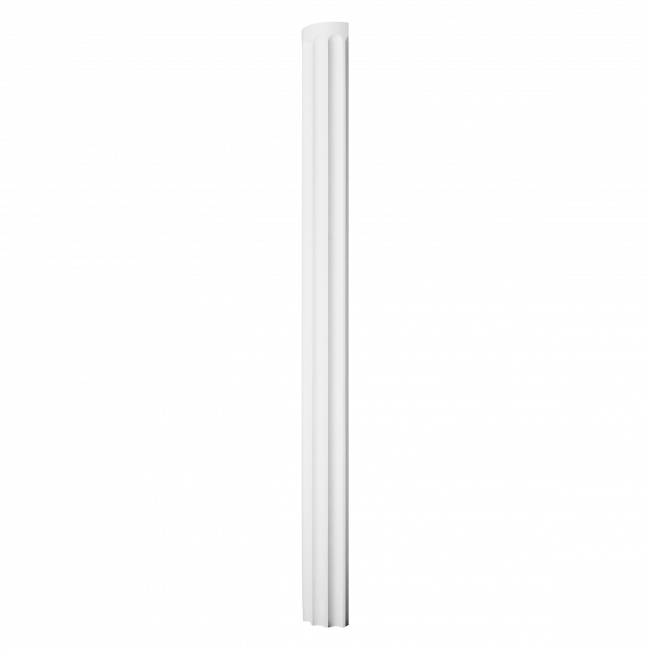 Demi fût de colonne décoré d'encoches verticales K1001 (1)