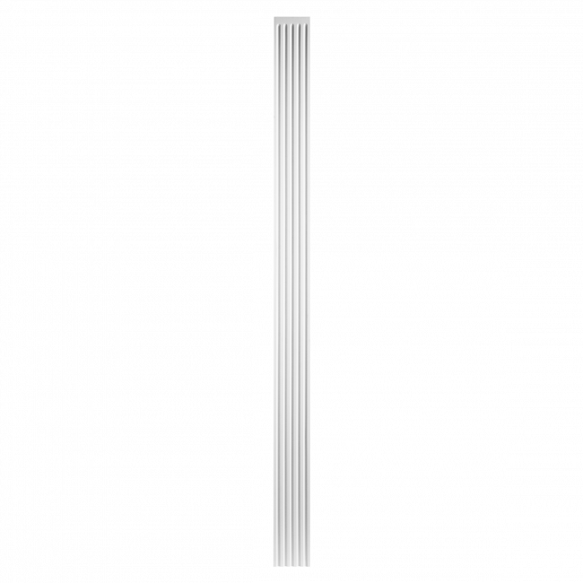 Pilastre fin décoré d'encoches verticales K200 (1)