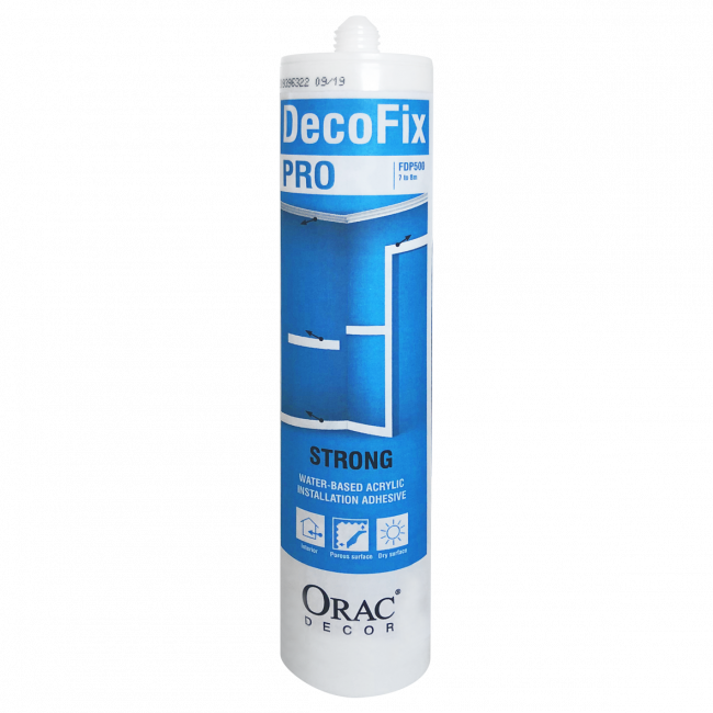 Colle d'installation forte FDP500 intérieur et pièces non humides, 310ml  Orac Decor