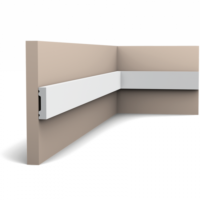 Cimaise simple et multifonctionnelle - Orac Decor - L200xp1xH4cm - Carton 20 mètres - SX162 (1)