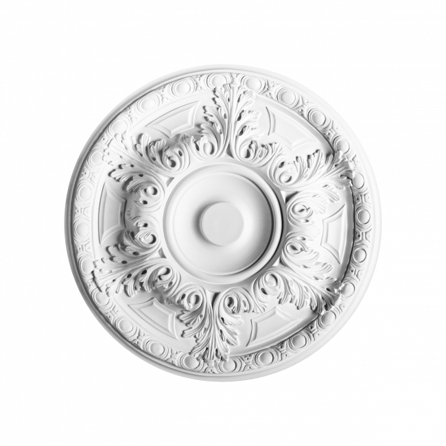 Rosace de taille moyenne avec feuilles et fleurs R18 Rosace de taille moyenne avec feuilles et fleurs R18 (1)