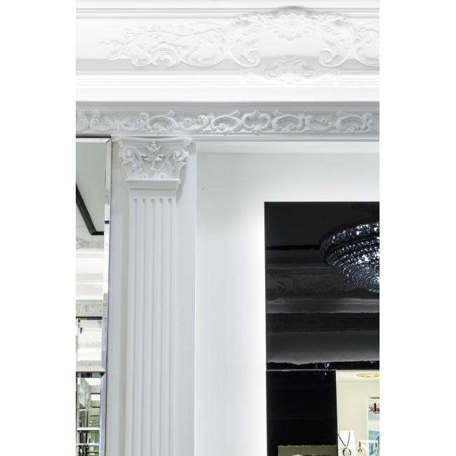 Cornisa con motivo de hojas - Orac Decor - L200xP4.8xH11.6cm - C201 (2)