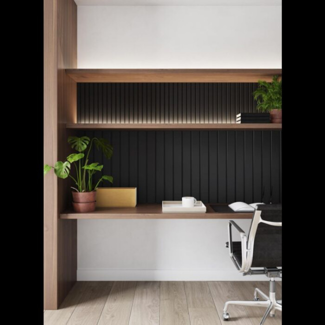 Carton de 5 panneaux muraux 3D - Orac Decor - L260 x l2 x H25cm - W116-2600 (3)