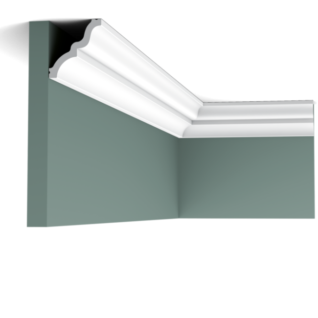 Fragmentiertes Gesims - Orac Decor - L200 x B6,5 x H7 cm - Volle Schachtel 52 Meter - C325 (2)