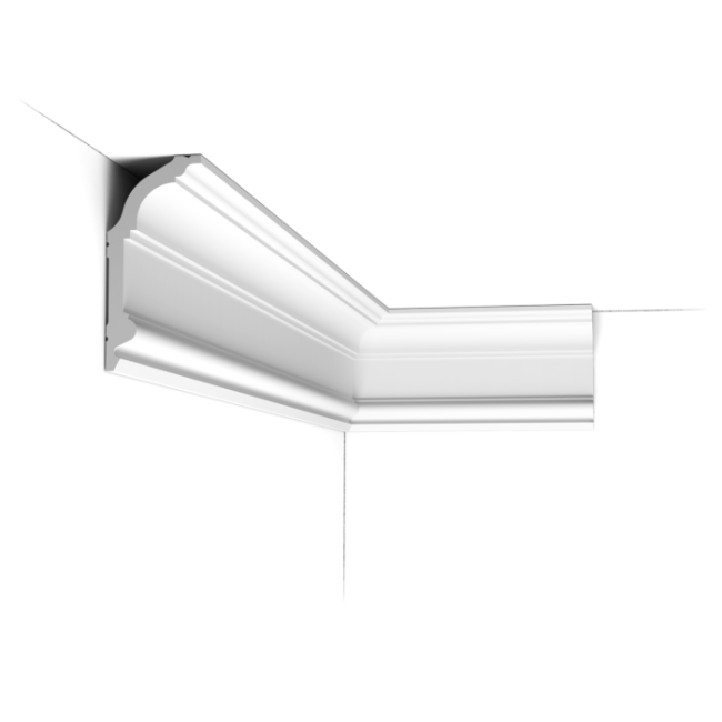 Cornisa de diseño lineal - Orac Decor - L200xP6.4xH14.1cm - C339 (1)
