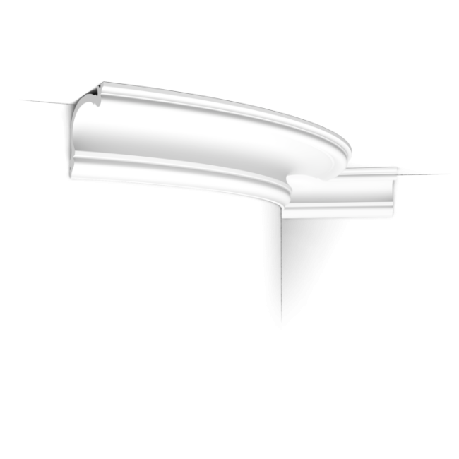 Cornice flessibile in stile maniero - Orac Decor - L200xp12,2xH8,8cm - C341F (1)