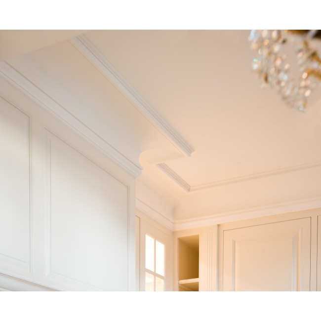 Cornisa grande estilo señorial - Orac Decor - L200xP25xH19cm - C343 (5)