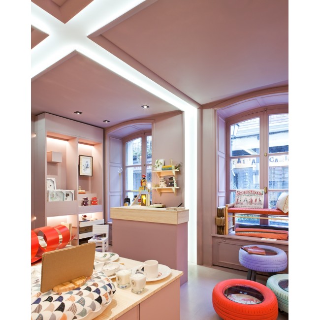 Perfil de iluminación moderno - Orac Decor - L200xP5xH8cm - C373 (6)